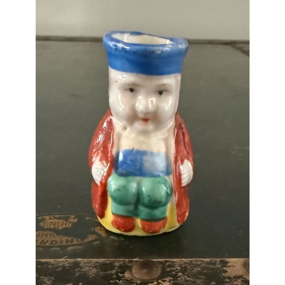 Vintage miniature Toby mug made in occupied Japan